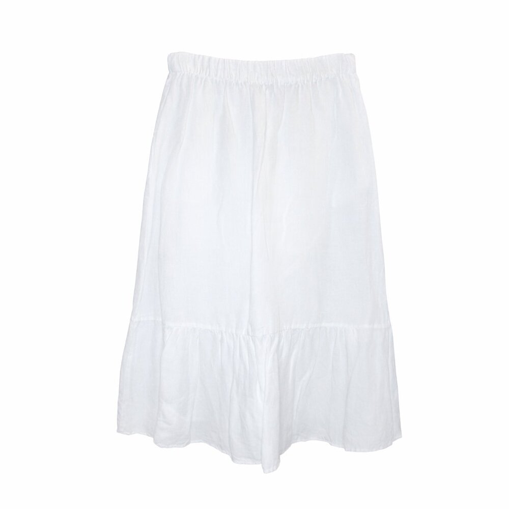 Tommy Bahama Linen Blend Faux Wrap Skirt | Size XXS (fits like a Small) - Picture 2 of 8